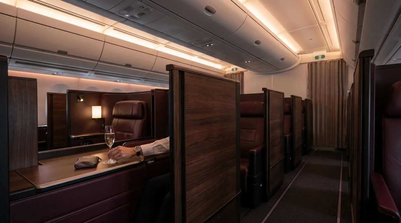 Japan Airlines Business Class Suite JAL A350 cabin interior with luxury seating