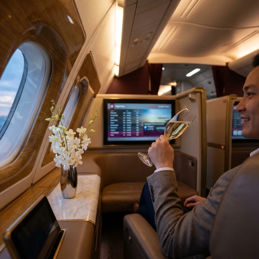 Luxury First Class Suite Redemption Example