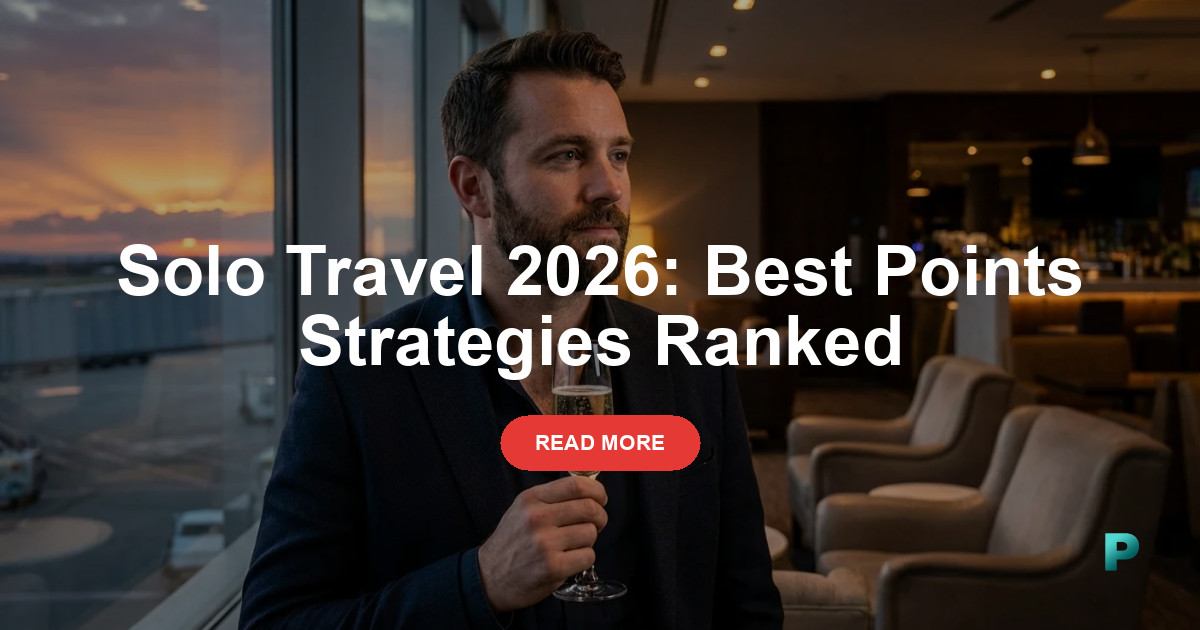 Solo Travel 2026: Best Points Strategies Ranked