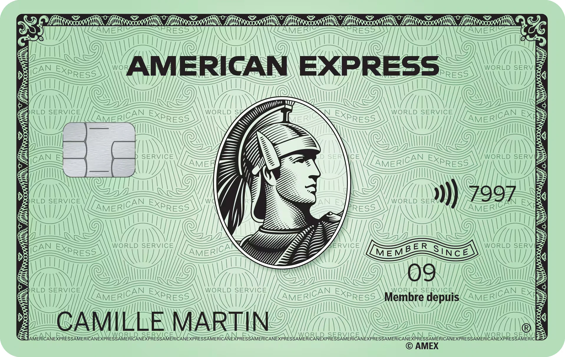 Carte Green American Express