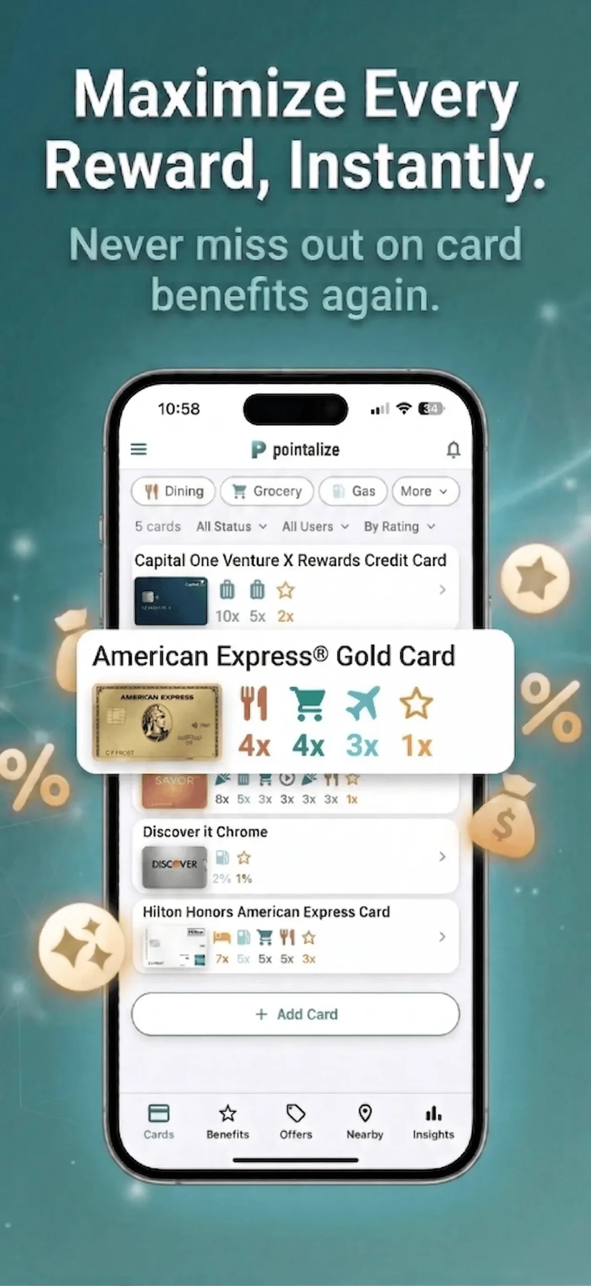 Manage All Your Cards