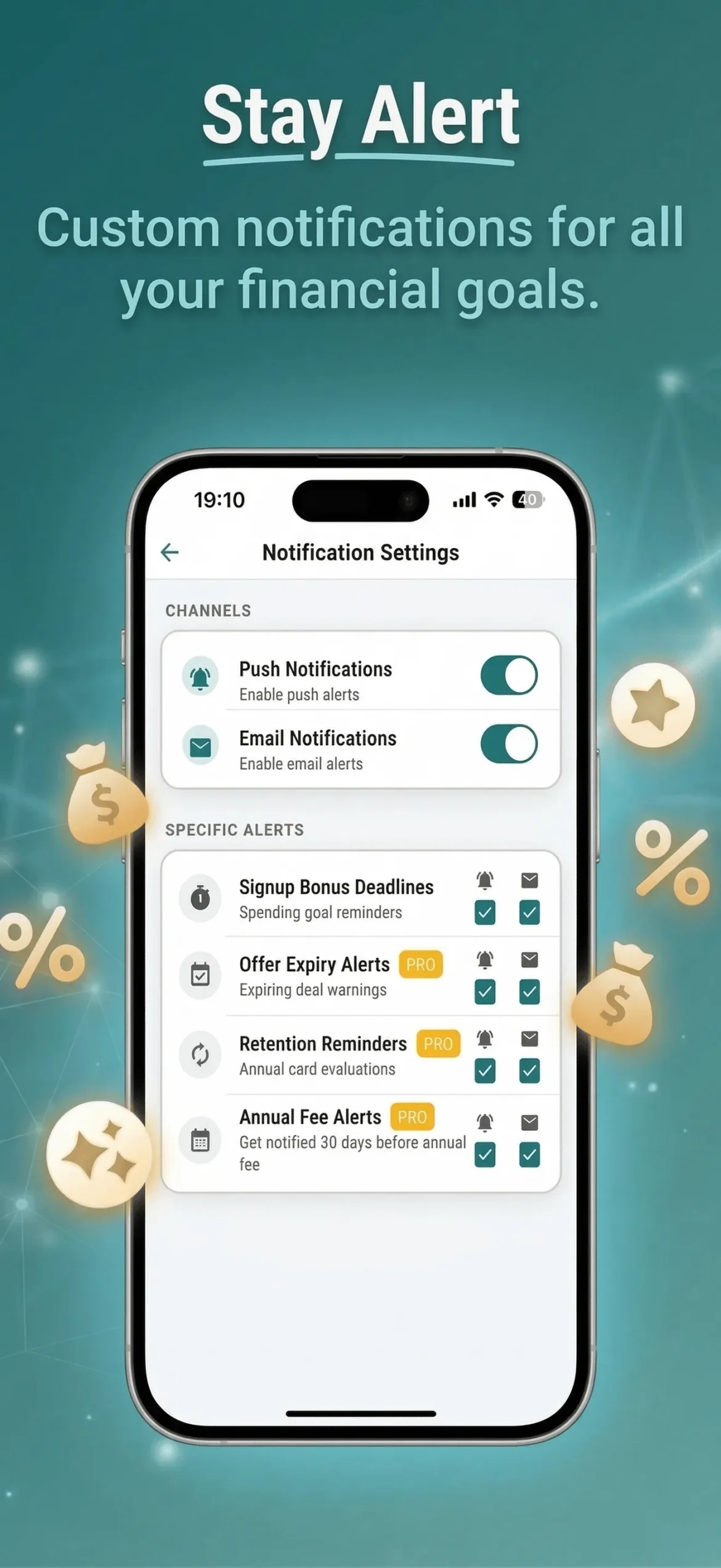 Stay on Top of Offers