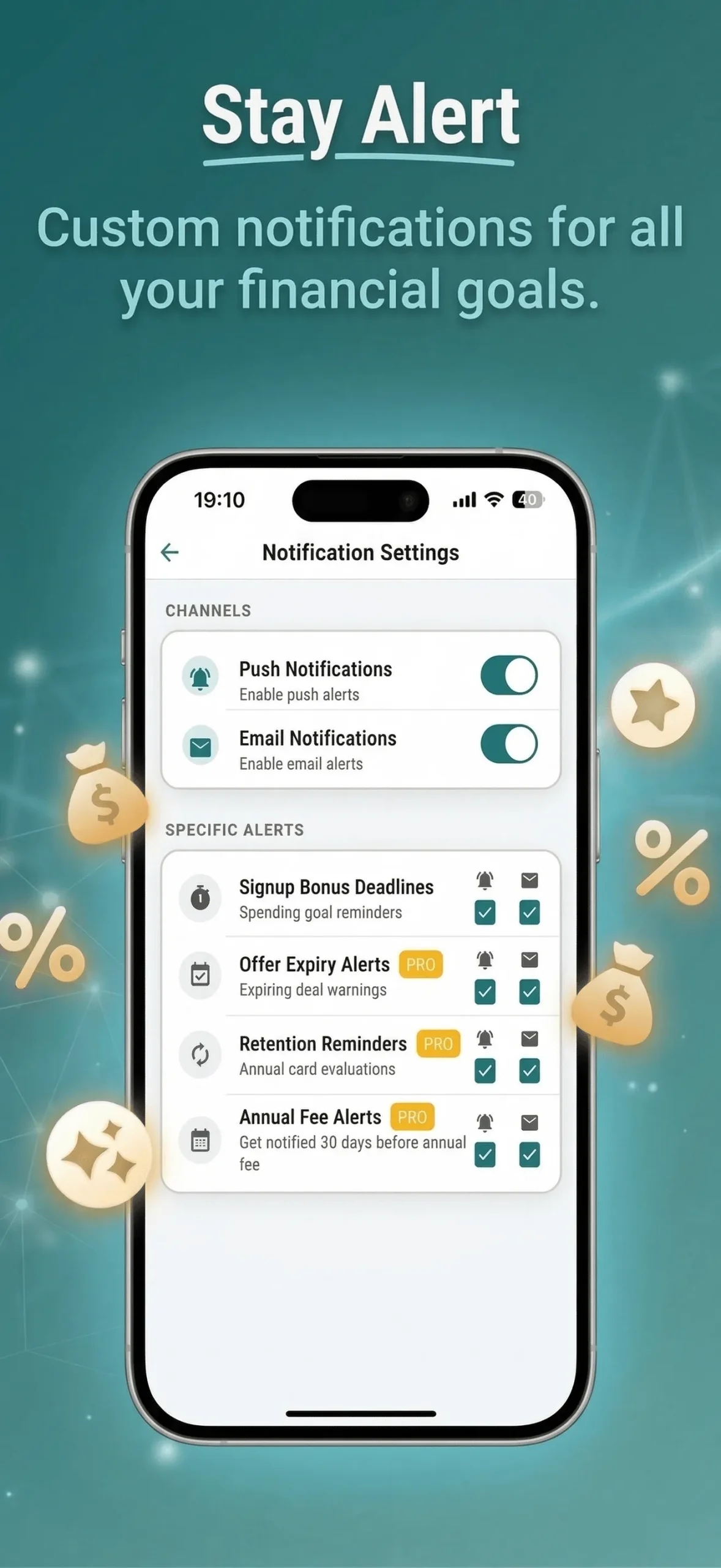 Stay on Top of Offers