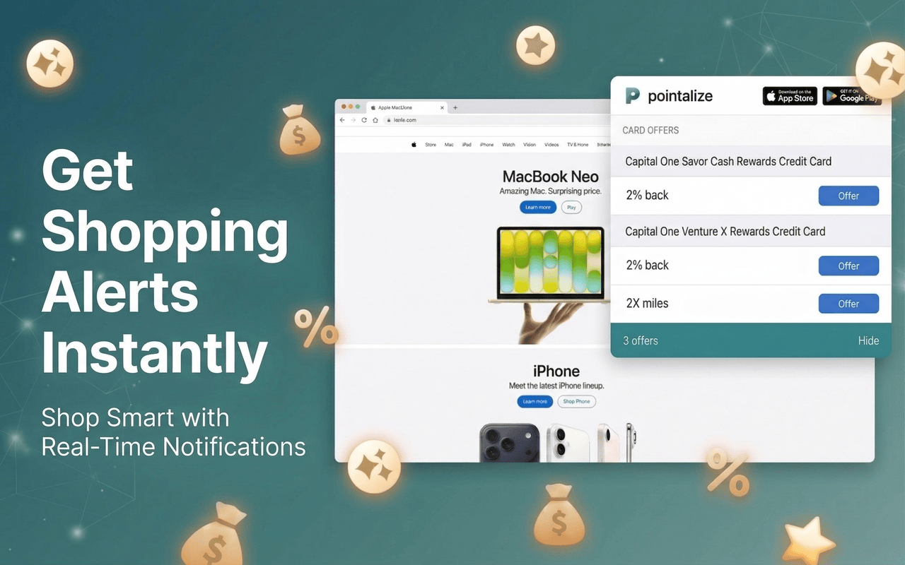 Pointalize Extension Alert