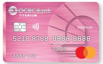 OCBC Titanium MasterCard Pink
