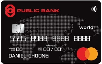Public Bank World MasterCard Credit Card